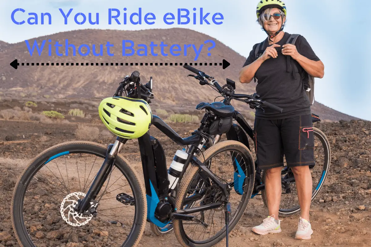 Can You Ride an eBike Without the Battery?